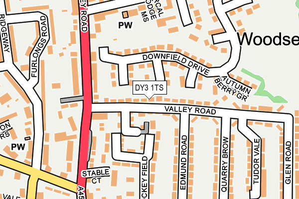 DY3 1TS map - OS OpenMap – Local (Ordnance Survey)
