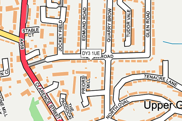 DY3 1UE map - OS OpenMap – Local (Ordnance Survey)