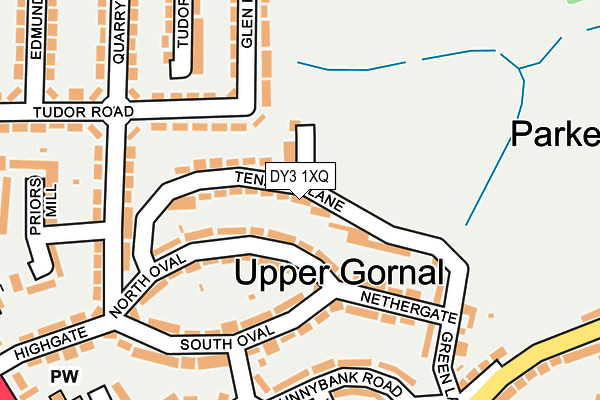 DY3 1XQ map - OS OpenMap – Local (Ordnance Survey)