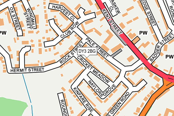 DY3 2BG map - OS OpenMap – Local (Ordnance Survey)