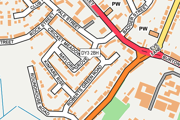 DY3 2BH map - OS OpenMap – Local (Ordnance Survey)