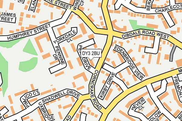 DY3 2BU map - OS OpenMap – Local (Ordnance Survey)