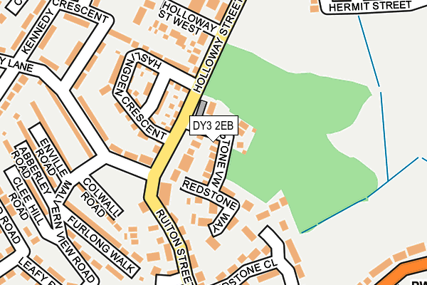 DY3 2EB map - OS OpenMap – Local (Ordnance Survey)