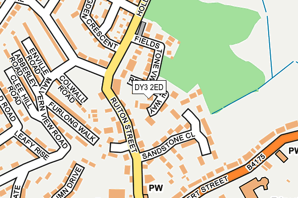DY3 2ED map - OS OpenMap – Local (Ordnance Survey)