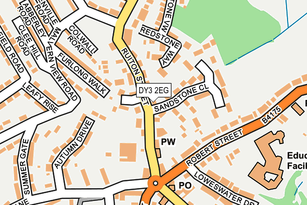 DY3 2EG map - OS OpenMap – Local (Ordnance Survey)