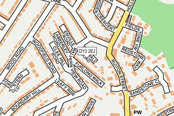 DY3 2EJ map - OS OpenMap – Local (Ordnance Survey)