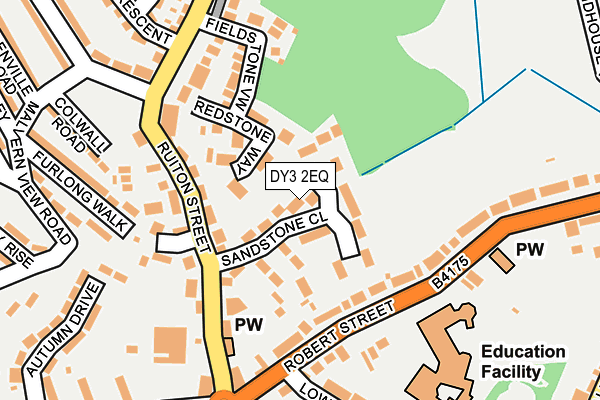 DY3 2EQ map - OS OpenMap – Local (Ordnance Survey)