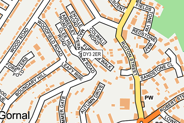 DY3 2ER map - OS OpenMap – Local (Ordnance Survey)
