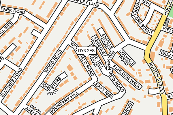 DY3 2ES map - OS OpenMap – Local (Ordnance Survey)