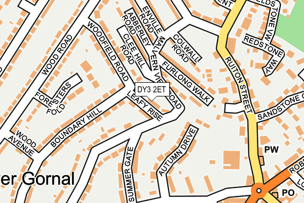 DY3 2ET map - OS OpenMap – Local (Ordnance Survey)