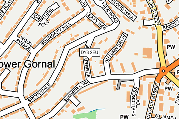 DY3 2EU map - OS OpenMap – Local (Ordnance Survey)