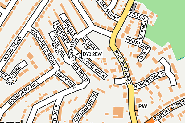 DY3 2EW map - OS OpenMap – Local (Ordnance Survey)