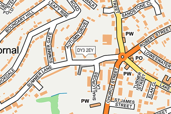 DY3 2EY map - OS OpenMap – Local (Ordnance Survey)