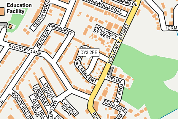 DY3 2FE map - OS OpenMap – Local (Ordnance Survey)