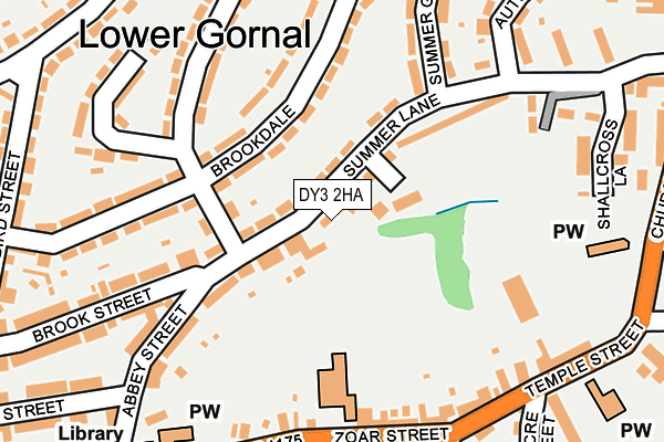 DY3 2HA map - OS OpenMap – Local (Ordnance Survey)