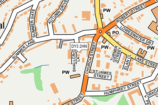 DY3 2HN map - OS OpenMap – Local (Ordnance Survey)