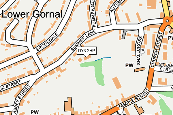 DY3 2HP map - OS OpenMap – Local (Ordnance Survey)