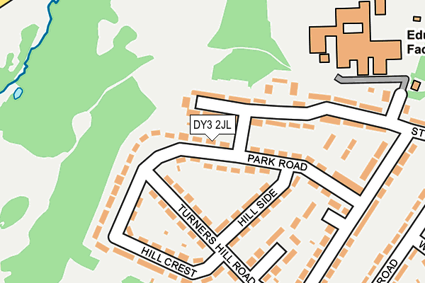 DY3 2JL map - OS OpenMap – Local (Ordnance Survey)