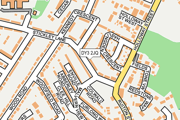 DY3 2JQ map - OS OpenMap – Local (Ordnance Survey)