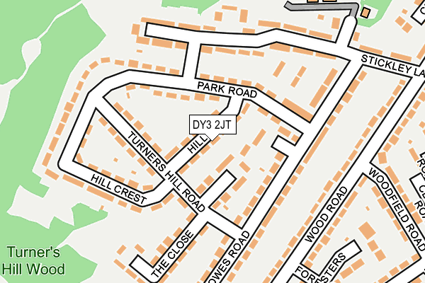 DY3 2JT map - OS OpenMap – Local (Ordnance Survey)