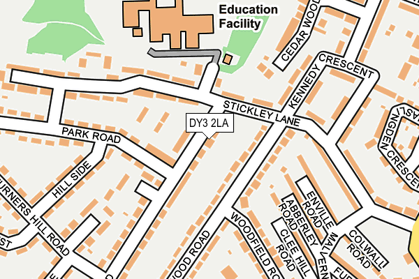 DY3 2LA map - OS OpenMap – Local (Ordnance Survey)
