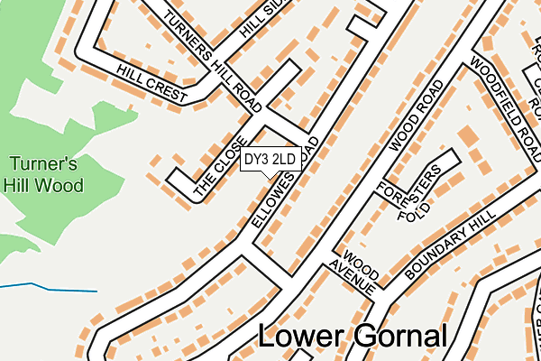 DY3 2LD map - OS OpenMap – Local (Ordnance Survey)