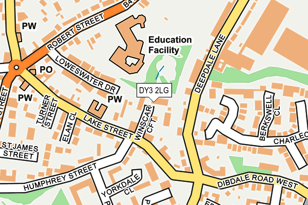 DY3 2LG map - OS OpenMap – Local (Ordnance Survey)