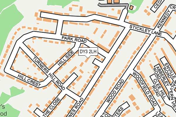 DY3 2LH map - OS OpenMap – Local (Ordnance Survey)