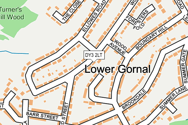 DY3 2LT map - OS OpenMap – Local (Ordnance Survey)