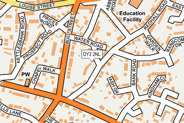 Map of VILLAGE VOICE MAGAZINES LTD at local scale