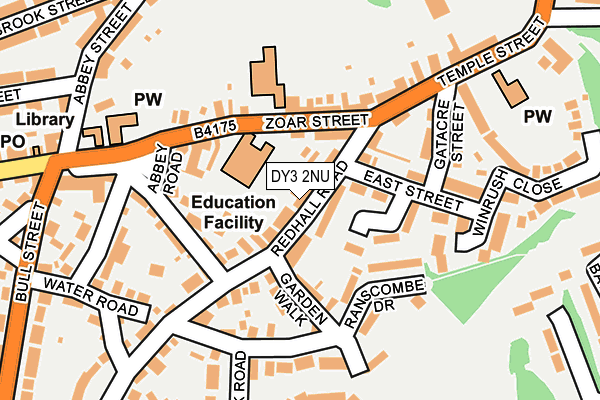 DY3 2NU map - OS OpenMap – Local (Ordnance Survey)