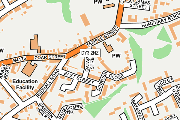 DY3 2NZ map - OS OpenMap – Local (Ordnance Survey)