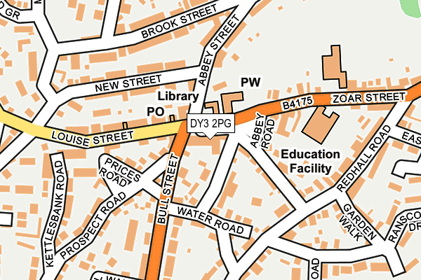 DY3 2PG map - OS OpenMap – Local (Ordnance Survey)