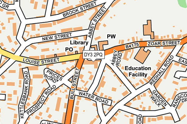 DY3 2PQ map - OS OpenMap – Local (Ordnance Survey)