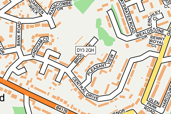 DY3 2QH map - OS OpenMap – Local (Ordnance Survey)
