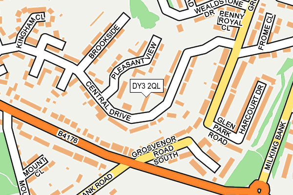 DY3 2QL map - OS OpenMap – Local (Ordnance Survey)