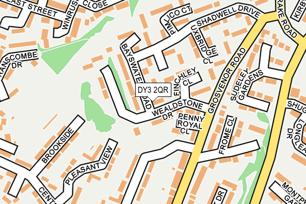 DY3 2QR map - OS OpenMap – Local (Ordnance Survey)