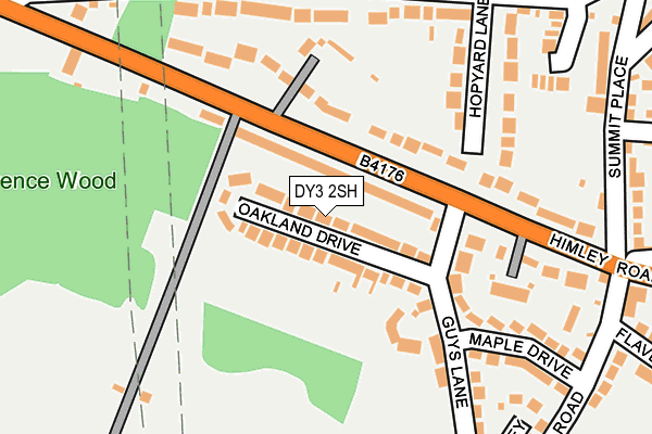 DY3 2SH map - OS OpenMap – Local (Ordnance Survey)