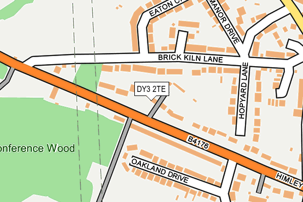 DY3 2TE map - OS OpenMap – Local (Ordnance Survey)