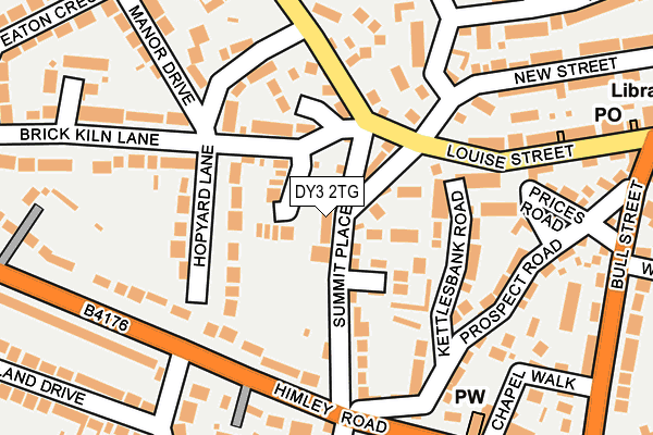 DY3 2TG map - OS OpenMap – Local (Ordnance Survey)