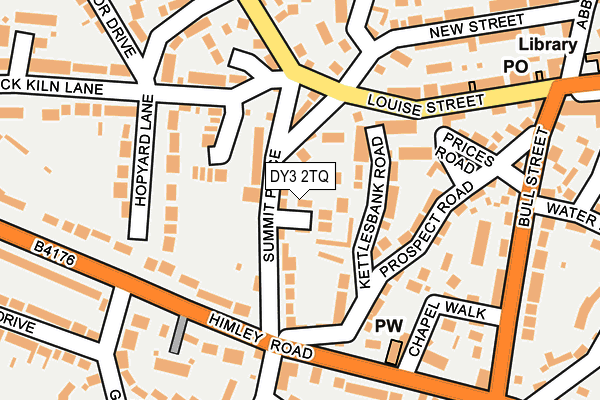 DY3 2TQ map - OS OpenMap – Local (Ordnance Survey)