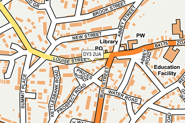 DY3 2UA map - OS OpenMap – Local (Ordnance Survey)