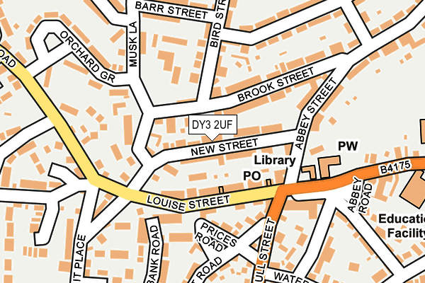 DY3 2UF map - OS OpenMap – Local (Ordnance Survey)