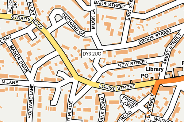 DY3 2UG map - OS OpenMap – Local (Ordnance Survey)