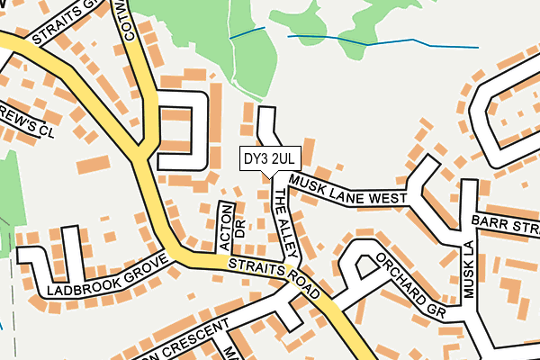 DY3 2UL map - OS OpenMap – Local (Ordnance Survey)
