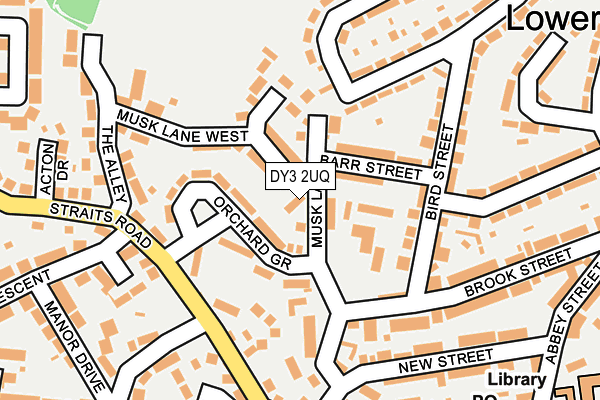 DY3 2UQ map - OS OpenMap – Local (Ordnance Survey)
