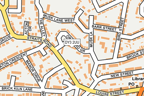 DY3 2UU map - OS OpenMap – Local (Ordnance Survey)