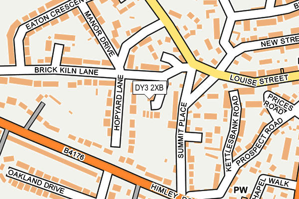 DY3 2XB map - OS OpenMap – Local (Ordnance Survey)