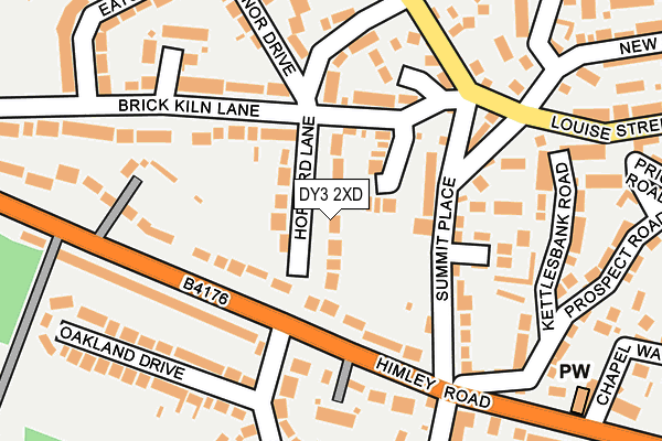 DY3 2XD map - OS OpenMap – Local (Ordnance Survey)