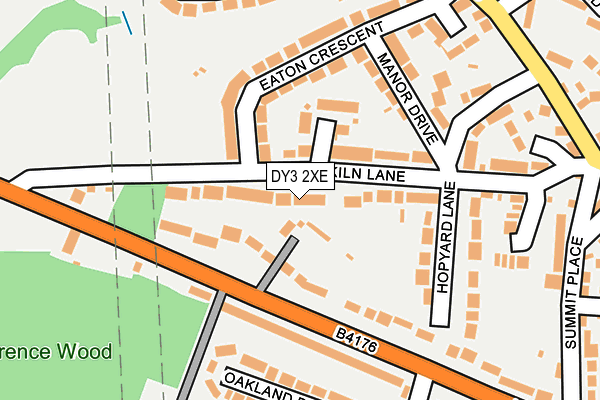 DY3 2XE map - OS OpenMap – Local (Ordnance Survey)